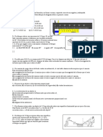 Fórmulas de física con respuestas en negrita y subrayado