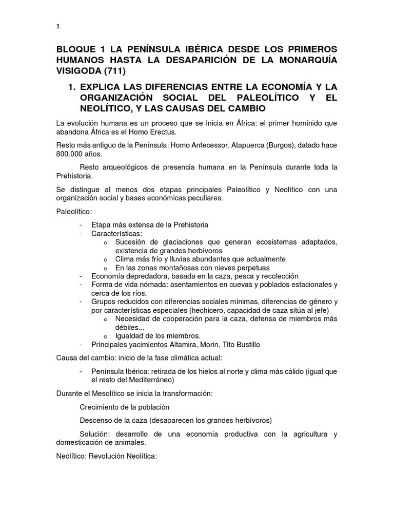 Bloque 1 Esquema Pdf Imperio Romano