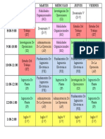 Horario 2