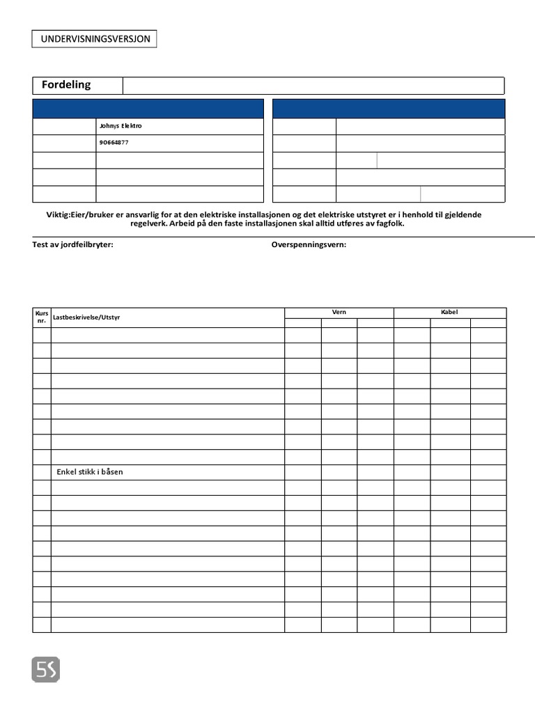 Kursliste | PDF