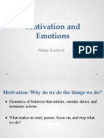 Motivation and Emotions Explained