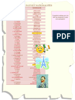 Correction Pays Et Nationalitã S+tableau Ã Complã Ter 2