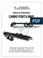 Manual Carro Porta Bins Horseman2.0