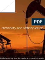 Secondary and tertiary sectors evolution