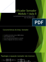 Amplificador somador: características e circuitos