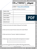 Student Copy Forensics Webquest