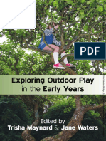 Exploring Outdoor Play in The Early Years by Maynard, Trisha Waters, Jane
