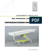 GK PRIMUS Shower Trolley Manual