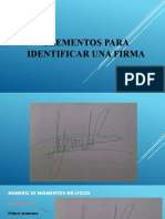 Elementos para Identificar Una Firma 1