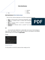 Lesson 3 - Python Data Structures