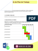 Modelo de Plan de Trabajo