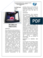 3D Organ Printing