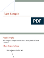 Past Simple - To Be and Other Verbs