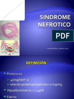 Síndrome Nefrótico y Nefritico