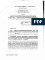 El Fraccionamiento Ilícito en La Contratación Administrativa