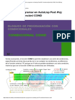 Aprende A Programar en AutoLisp Post #15 - Condicional (Función) COND - DevCADLisp