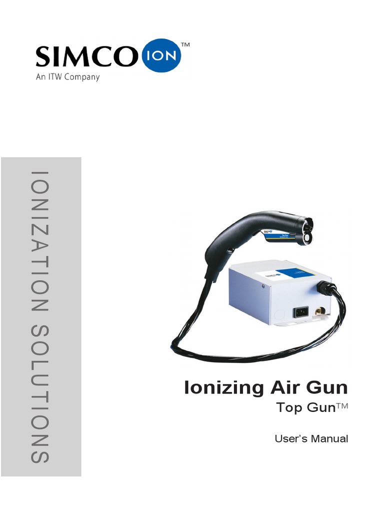 Ionizing Air Gun Top Gun User's Manual 5101015-01 Rev 2 | PDF ...
