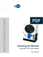 Ionizing Air Blower - User Manual