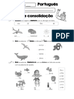 Ficha de Consolidação de Português