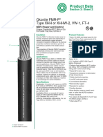 Okonite FMR-P Type XHH or XHHW-2, VW-1, FT-4: Product Data