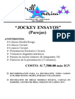 JOCKEY CLUB - Ensayos Parejas