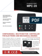 Configurable, Multifunction Controller For Electronic and Mechanical Engines