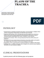 General Surgery - Neoplasm of The Trachea