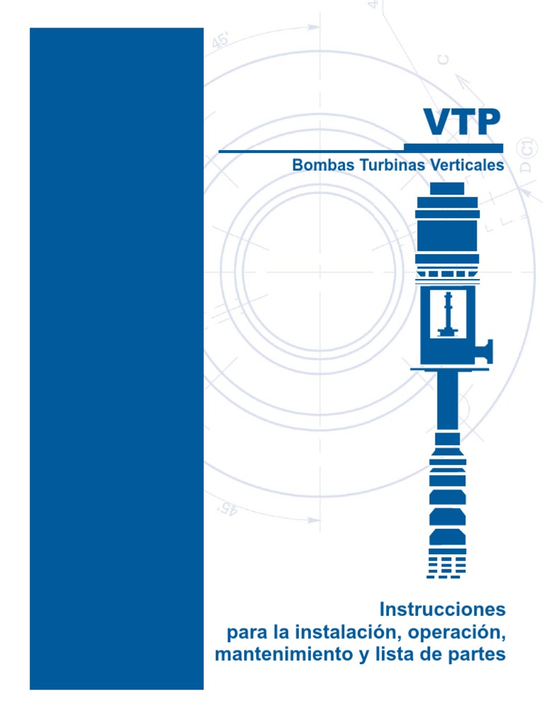 Instrucciones para Bombas VTP | PDF | Bomba | Rodamiento (Mecánico)