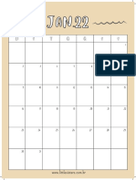 Calendar pages for 2022