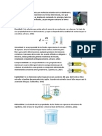 Propiedades y conceptos de los fluidos