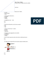 Soal Latihan UTS Tematik Kelas 1 Tema 1 Diriku