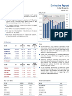 Derivatives Report 9th August 2011