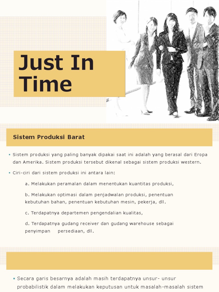 Sistem Produksi Just In Time (JIT) | PDF