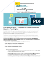Plan de Digitalización y Competencias Digitales Del Sistema Educativo (Plan #DigEdu) - INTEF