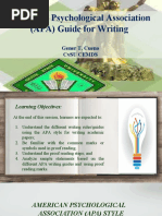 ASA Format Guidelines for Research Papers | PDF | Note (Typography ...