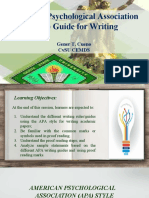 APA Style Guide for Academic Writing