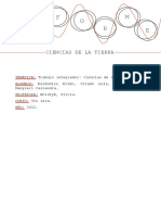 Informe Integradora Ciencias de La Tierrra 5to Año Secundaria