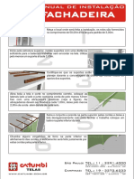 Manual instalação fachadeira