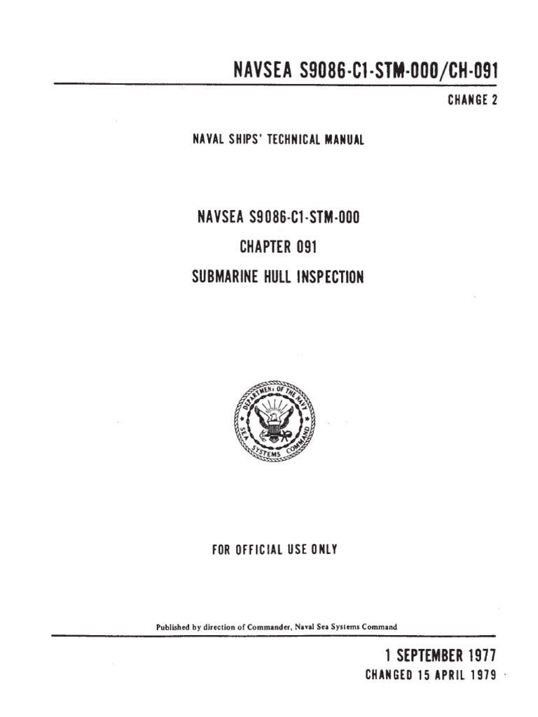 NavSea - Submarine Hull Inspection | PDF
