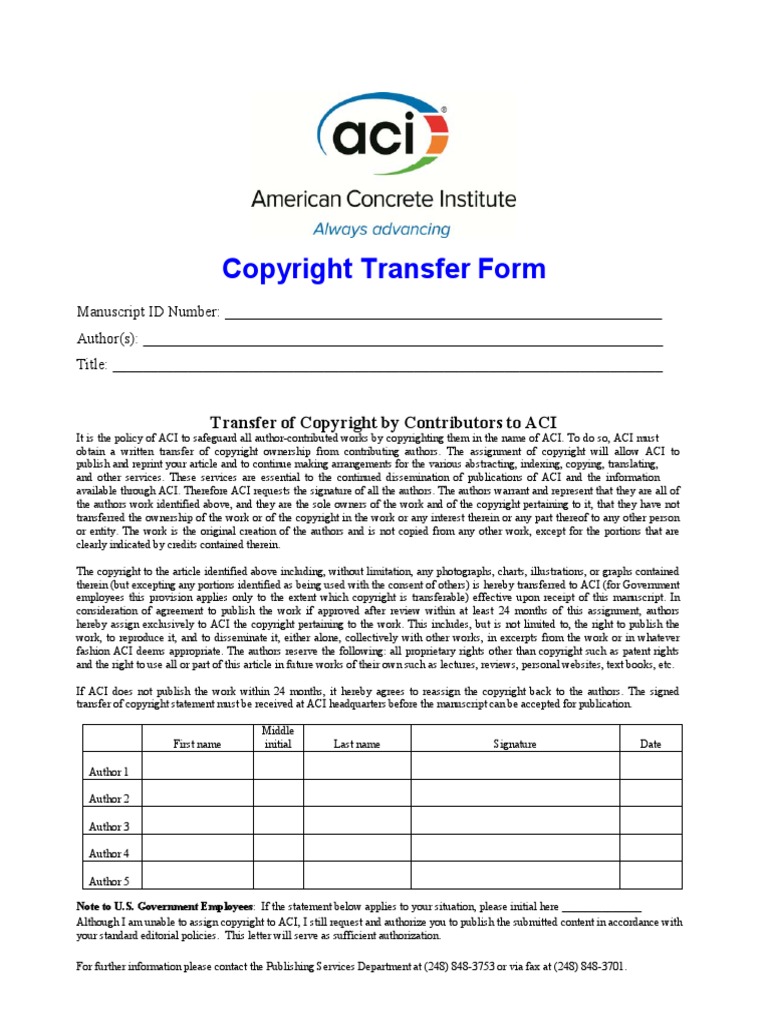 Copyright Assignment Agreement Template - Nationalshibarescue.org
