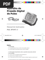 Medidor de Pressão GTech BP3AF1-3