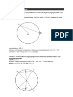Teorema Pada Lingkaran