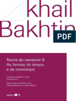 Resumo Teoria Do Romance II As Formas Do Tempo e Do Cronotopo Mikhail Bakhtin
