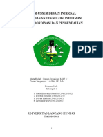 KLP 8 Unsur Desain Internal Menggunakan Teknologi Informasi Koordinasi Dan Pengendalian