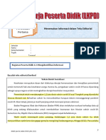 Pertemuan Pertama: Menemukan Informasi Dalam Teks Editorial