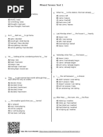 1389 - Mixed Tenses Test 1