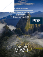 Cotización Vive las Fiestas del Cusco Inti Raymi 7D 6N. PROMO