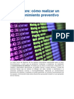 Mantenimiento Preventivo A Software