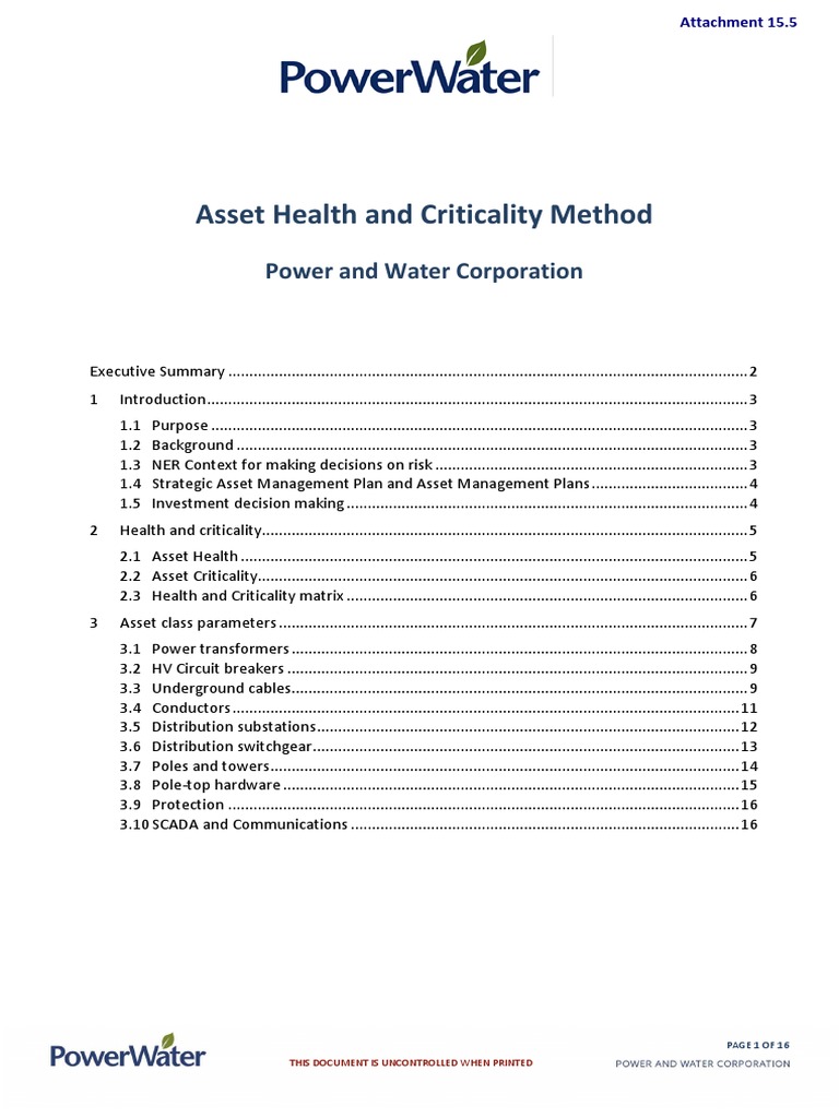 Asset Health & Criticality Framework | PDF | Risk | Reliability Engineering