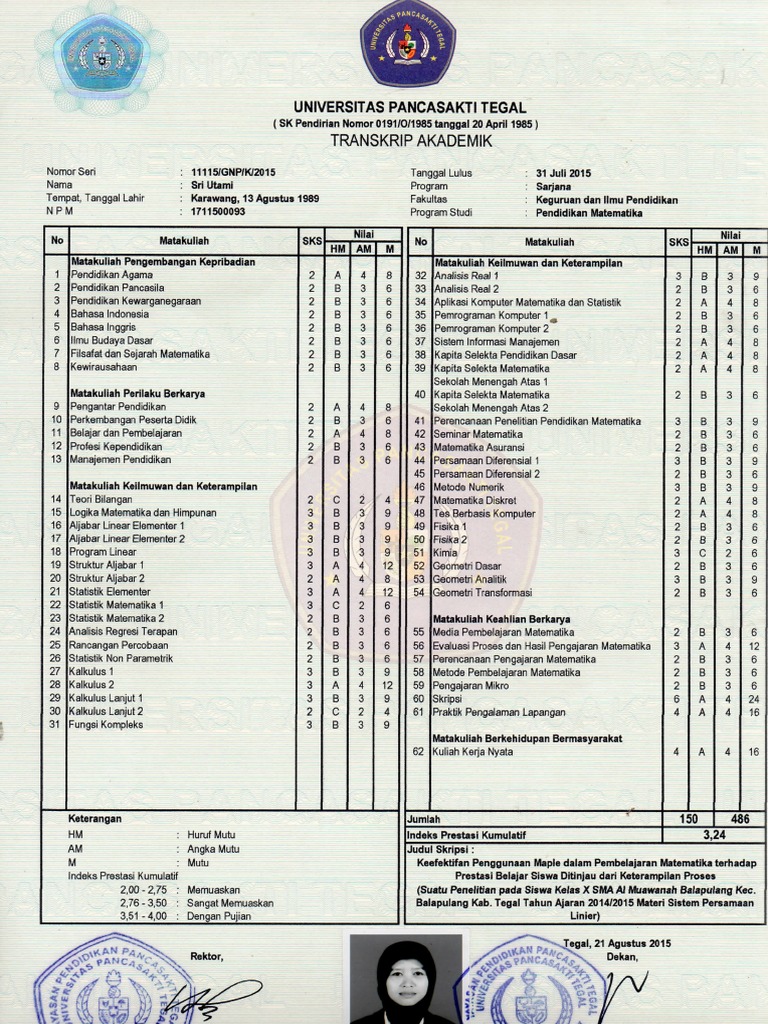 TRANSKRIP004 | PDF